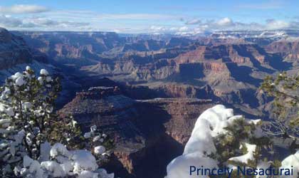 snow at Grand Canyon National Park