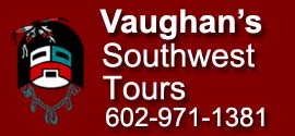 Vaughan's Southwest Tours logo