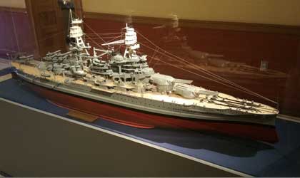 Model of the USS Arizona